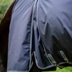 Horseware - Couverture d'extérieur Rambo Optimo Original marine/ thunderstorm grey/ argent 0g