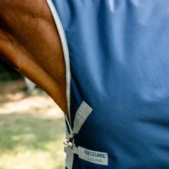 Horseware - Couverture d'extérieur Amigo Bravo 12 Wug marine/ titanium grey/ argent 250g