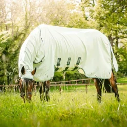 Horseware - Couverture d'été anti-mouches Rambo Hoody vert sauge