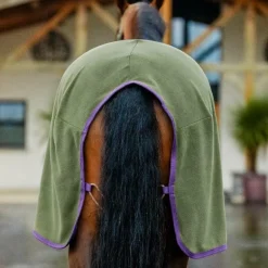 Horseware - Couverture polaire Amigo Fleece Cooler bramble/ winterberry et taupe