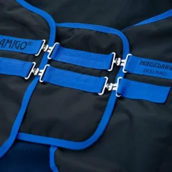 Horseware - Extension de poitrail Amigo  noir/ classic blue