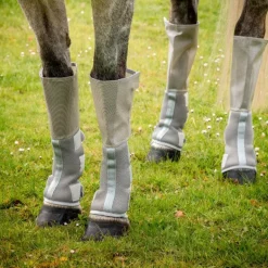 Horseware - Guêtres anti-mouches Tech-Fit Flyboot silver (x4)