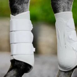 Horseware - Guêtres ouvertes Classic blanc