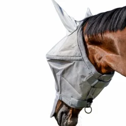 Horseware - Masque anti-mouches Rambo Fly Mask argent/ titanium grey/ argent