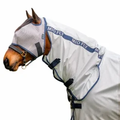 Horseware - Masque anti-mouches Mio Flymask lunar rock/ marine