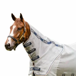 Horseware - Protection encolure Rambo Protector marine/ argent/ blanc/ beige