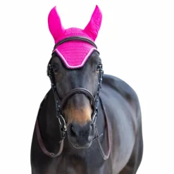 Jump'In - Bonnet pour chevaux Balthazar fuschia/ noir