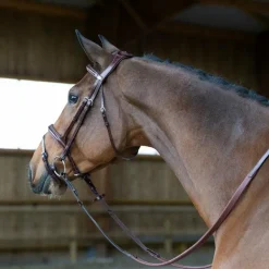 Jump'In - Bridon muserolle combinée Evolution noisette