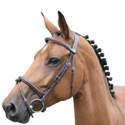 Jump'In - Bridon Week Thursday muserolle combinée avec rênes