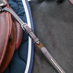 Jump'In - Collier de chasse et fourche de martingale Premium Clincher noisette