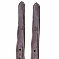 Jump'in - Etrivières recouvertes cuir noisette