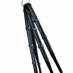 Jump'In - Rênes caoutchouc à arrêtoirs One Noir