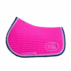 Jump'In - Tapis de selle Balthazar fuschia/ marine