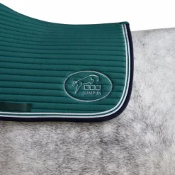 Jump'In - Tapis de selle Balthazar vert/ marine