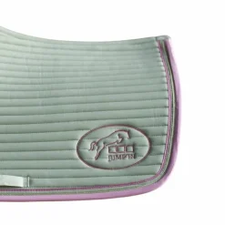 Jump'In - Tapis de selle Balthazar vert sauge/ rose