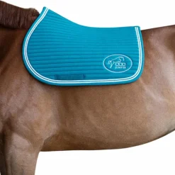 Jump'In - Tapis de selle Balthazar lagon/ blanc