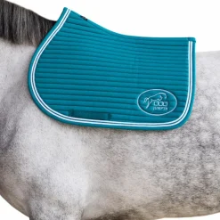 Jump'In - Tapis de selle Balthazar lagon/ blanc
