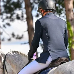 Jump'In - Veste de compétition homme compatible Air bag Emile noir