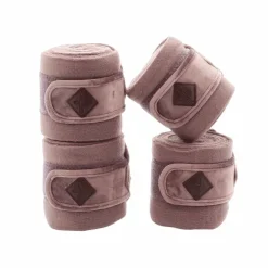 Kentucky Horsewear - Bandes de polo Velvet parme (x4)