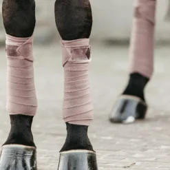 Kentucky Horsewear - Bandes de polo Velvet parme (x4)