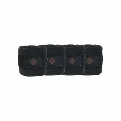Kentucky Horsewear - Bandes de polo pearls noir (x4)