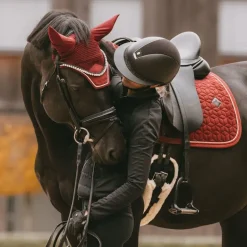 Kentucky Horsewear - Bonnet Wellington velvet bordeaux