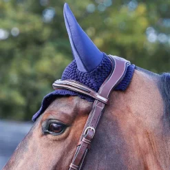 Kentucky Horsewear - Bonnet anti-bruits marine foncé