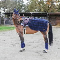 Kentucky Horsewear - Bonnet anti-bruits marine foncé