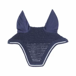 Kentucky Horsewear - Bonnet anti-bruit pour chevaux Wellington Diamond Rope marine