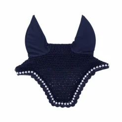 Kentucky Horsewear - Bonnet anti-mouche Wellington big stone & pearl marine foncé