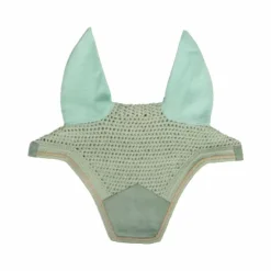 Kentucky Horsewear - Bonnet pour chevaux anti-bruits Wellington Velvet mint