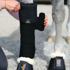 Kentucky Horsewear - Cotons américains noir (x4)