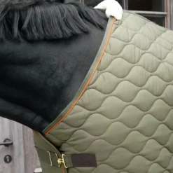 Kentucky Horsewear - Couverture d'écurie Wave vert foncé 160g