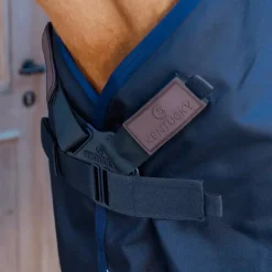 Kentucky Horsewear - Couverture d'extérieur Turnout Rug All Weather waterproof comfort marine 300g