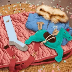 Kentucky Horsewear - Couverture de présentation velvet vieux rose pour minis 160g