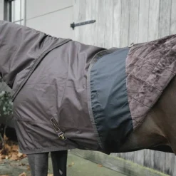 Kentucky Horsewear - Couverture d'extérieur all weather imperméable marron 160g