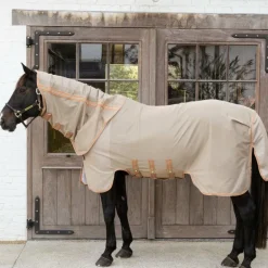 Kentucky Horsewear - Couverture anti-mouches Confort beige