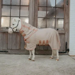 Kentucky Horsewear - Couverture anti-mouches Confort beige