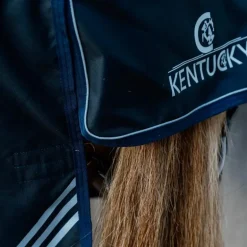 Kentucky Horsewear - Couverture d'extérieur Turnout Rug All Weather waterproof comfort marine 100g