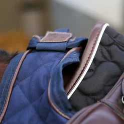 Kentucky Horsewear - Couvre-reins long marine 160g