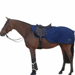 Kentucky Horsewear - Couvre-reins long marine 160g
