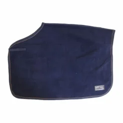 Kentucky Horsewear - Couvre reins carré Heavy Fleece marine 0g