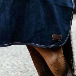 Kentucky Horsewear - Couvre reins carré Heavy Fleece marine 0g