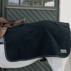 Kentucky Horsewear - Couvre reins carré Heavy Fleece vert 0g