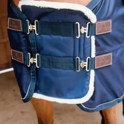 Kentucky Horsewear - Extension de poitrail imperméable marine