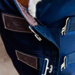 Kentucky Horsewear - Extension de poitrail imperméable marine