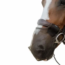 Kentucky Horsewear - Filet de nez anti-mouches marron
