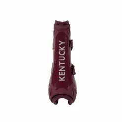 Kentucky Horsewear - Guêtres ouvertes Bamboo Elastic bordeaux x2