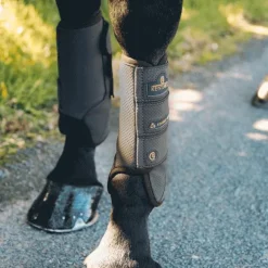 Kentucky Horsewear - Guêtres de cross antérieurs marron x2