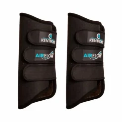 Kentucky Horsewear - Guêtres de cross postérieurs 3D Air Flow Skin Friendly noir